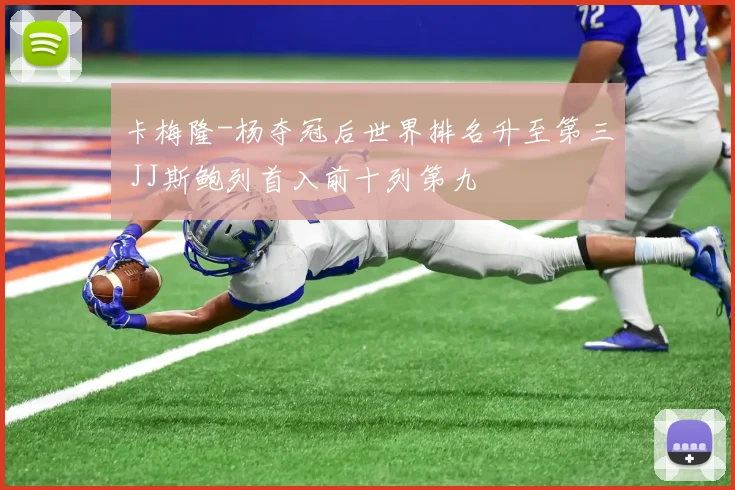 卡梅隆-杨夺冠后世界排名升至第三 JJ斯鲍列首入前十列第九
